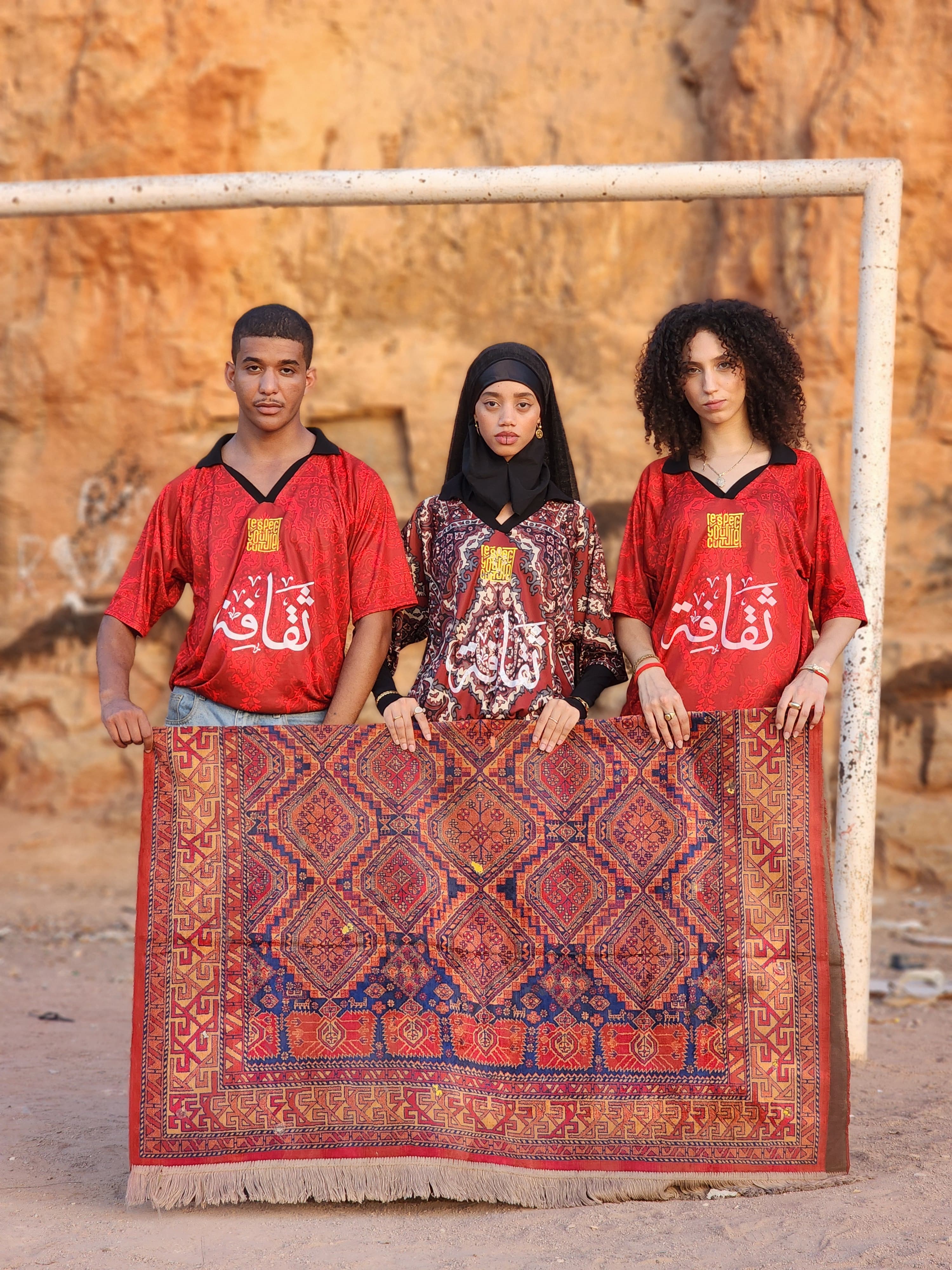 Crew in the Thaqafa jersey